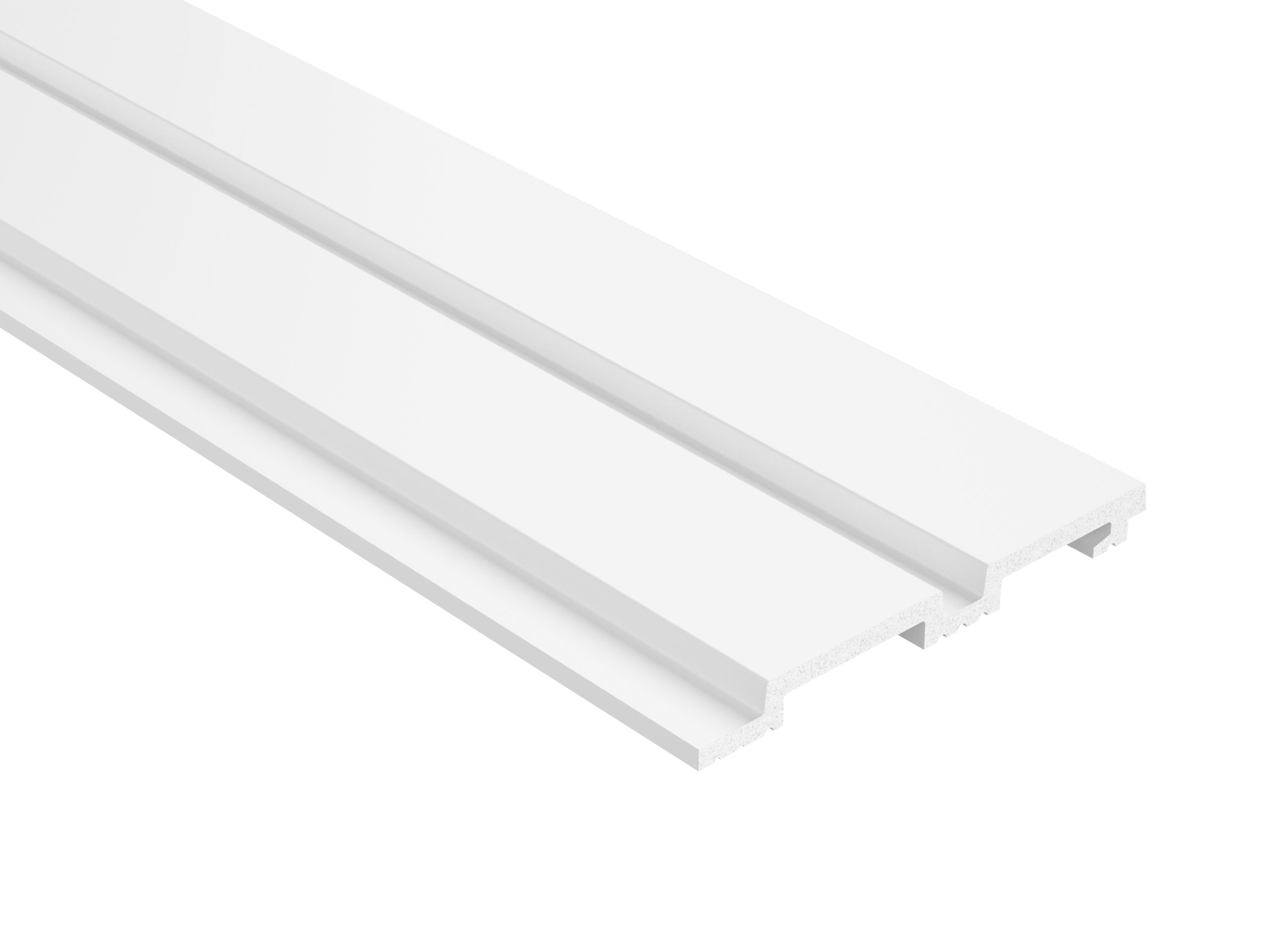 L0501T FEHÉR Nagy Festhető Lamella Falpanel - Grosso - Image 2