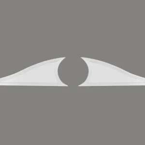 D3515 fehér dekoráló elem