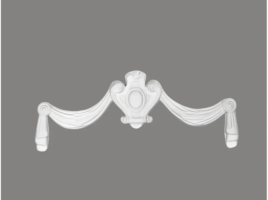 D3517 fehér dekoráló elem